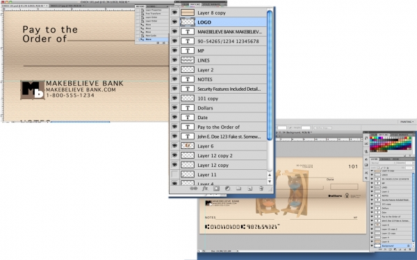 Creation of Check Book: Step 2